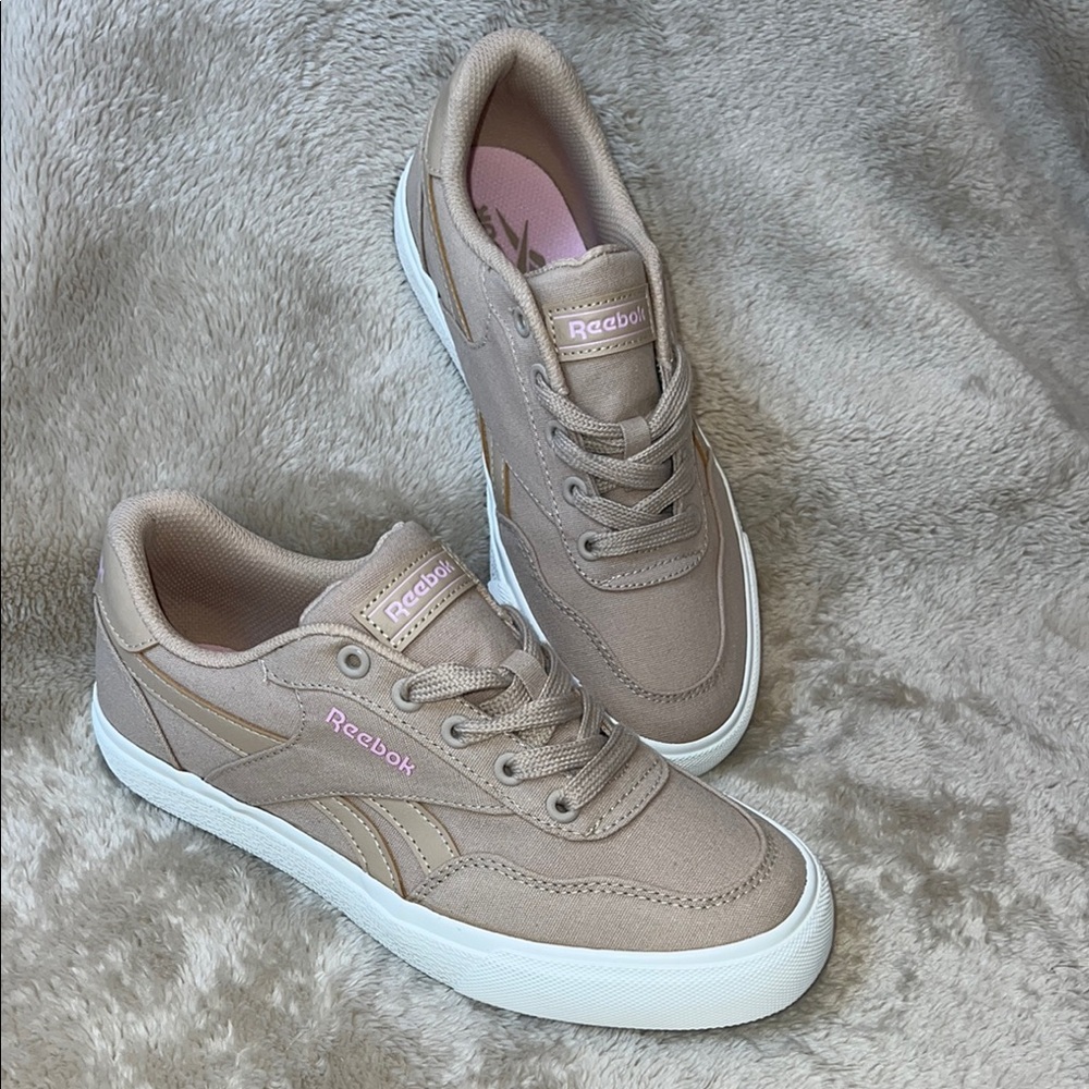 Reebok Tan Suede Sneakers Modern Minimalist Design